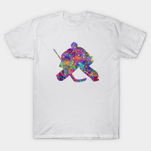 Ice hockey goalie T-Shirt by Yahya Art